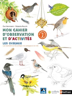 Mon cahier d'observation et d'activités : cahier activités - oiseaux