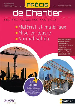 Précis de chantier AFNOR - livre de l'élève (édition 2023)