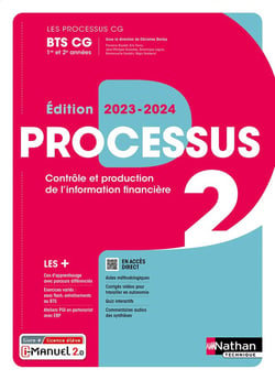 Processus 2 BTS CG 1ère et 2ème années (Les Processus CG) Livre + licence élève 2023
