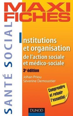Maxi fiches - institutions et organisation de l'action sociale et médico-sociale (3e édition)