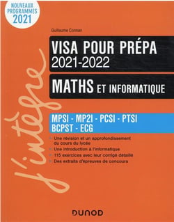 Maths et informatique - visa pour la prépa - MPSI-PCSI-MPII-PTSI-BCPST-ECS-PTS (6e édition)