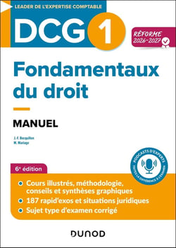 DCG 1 : Fondamentaux du droit - Manuel (édition 2026/2027)