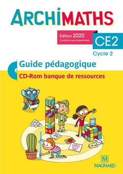 Archimaths : CE2 - banque de ressources du fichier sur CD rom avec GD pedag (édition 2020)