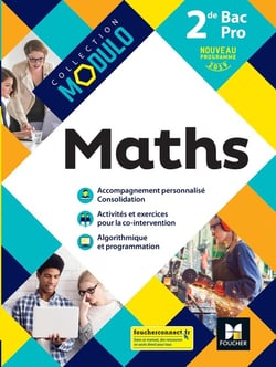 Modulo : mathématiques - 2de bac pro - manuel de l'élève (édition 2019)