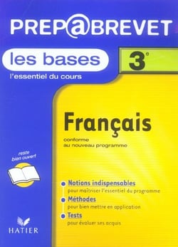 Prepabrevet - bases de francais 3e