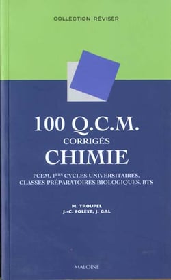 100 qcm corriges de chimie