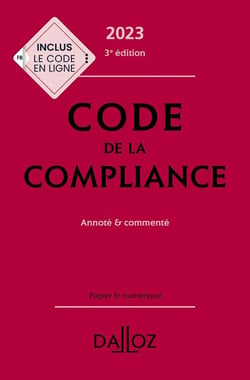 Code de la compliance (édition 2023)