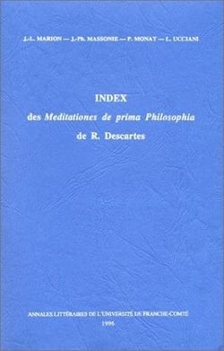 Index des Meditationes de prima philosophia de R. Descartes
