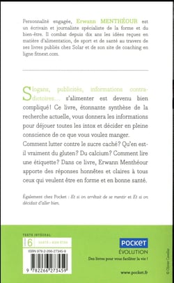 L'alimentation fitnext d'Erwann Menthéour - petit manuel de survie alimentaire dans la jungle industrielle