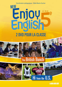 New enjoy english - 5e - coffret 2 dvd pour la classe