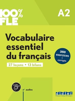 100% FLE : Vocabulaire essentiel du français - A2 - livre + didierfle.app