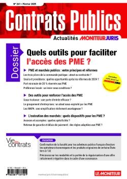 Actualité Commande Contrats Publics n.261 : Quels outils pour faciliter l'accès des PME ?