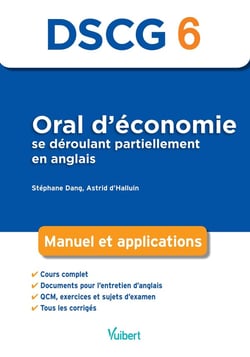 DSCG 6 - oral d'économie se deroulant partiellement en anglais - manuel et applications