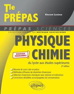 Physique-chimie : du lycée aux études supérieures - nouveaux programmes