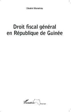 Droit fiscal général en République de Guinée