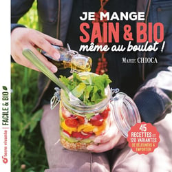 Je mange sain et bio même au boulot : 45 recettes et 120 variantes de déjeuners à emporter
