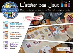 M@ths en-vie - l'atelier des jeux (fractions) cycle 3