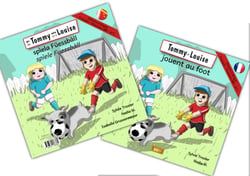 Tommy et louise jouent au foot (fr / alsacien)