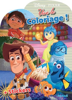 Vive le coloriage ! - disney pixar - woody, nemo, vice-versa