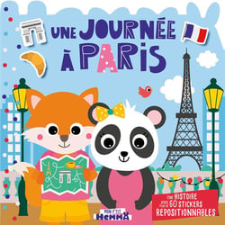 Mon p'tit Hemma : Une journée à Paris : une histoire avec plus de 60 stickers repositionnables