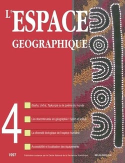 L'ESPACE GEOGRAPHIQUE