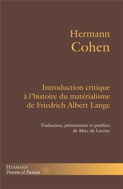 Introduction critique à L'histoire du matérialisme de Friedrich Albert Lange