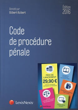 Code de procédure pénale (édition 2016)