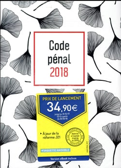 Code pénal (édition 2018)