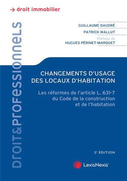 Changements d'usage des locaux d'habitation