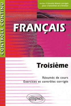 Contrôle continu : français - 3ème
