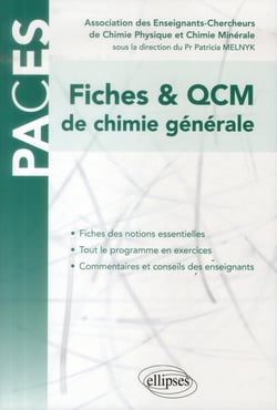 Ue1 - qcm de chimie generale