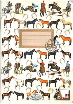 Mon carnet de notes - les chevaux