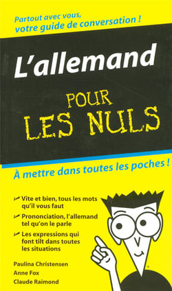 L'allemand - guide de conversation pour les nuls