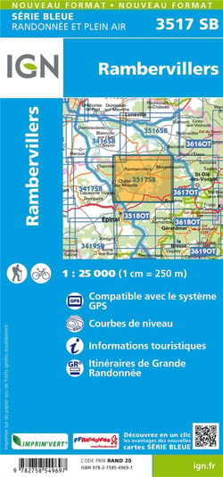 3517Sb Rambervillers/Châtel-Sur-Moselle