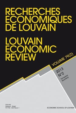 Revue recherches économiques de Louvain n.79/2