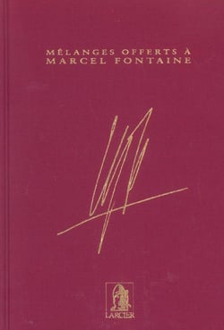 Melanges offerts a marcel fontaine
