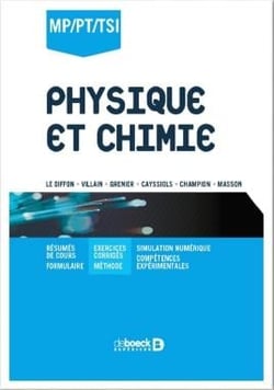 Physique et chimie - mp, pt, tsi