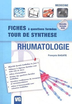 Fiches tour de synthese rhumatologie