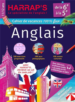 Harrap's Cahier de vacances : Anglais - De la 6e à la 5e