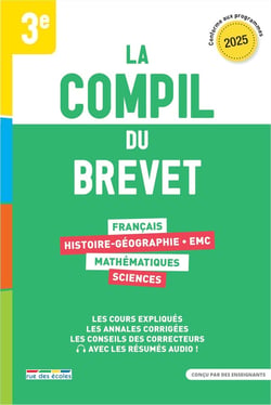 Compil brevet : La compil du brevet 2025 : Tous les outils, toutes les matières