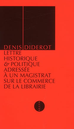 LETTRE SUR LE COMMERCE DE LA LIBRAIRIE