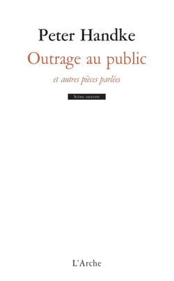 Outrage au public - perdiction - introspection - appel au secours