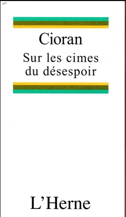 Sur les cimes du désespoir