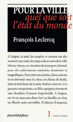 Pour la ville quel que soit l'état du monde