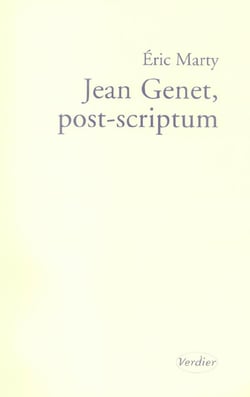 Jean genet, post-scriptum