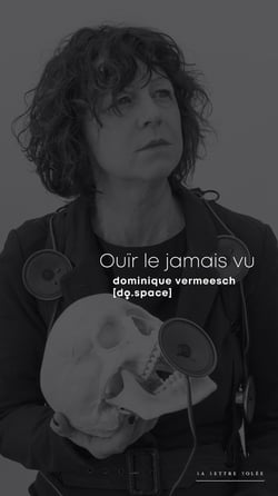 Ouïr le jamais vu : Dominique Vermeesch