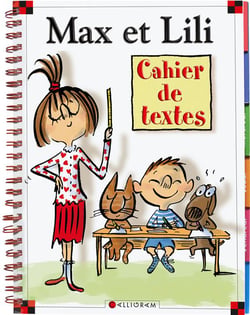 Max et Lili : cahier de textes