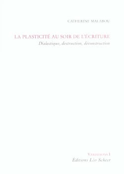 La plasticité au soir de l'écriture