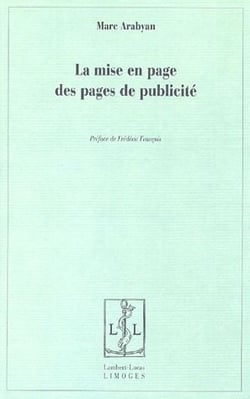 La mise en page des pages de publicite