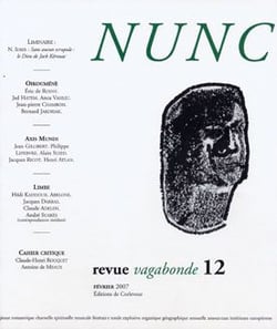 Revue nunc n.12 : Gillibert, Lefebvre, Suied, Ricot & Atlan